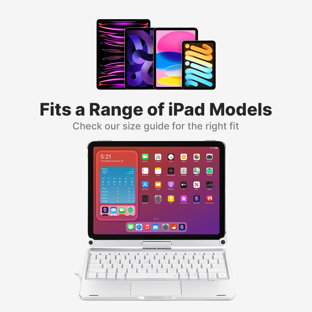 Rotate Pro Wireless Keyboard Case for iPad - Image 11