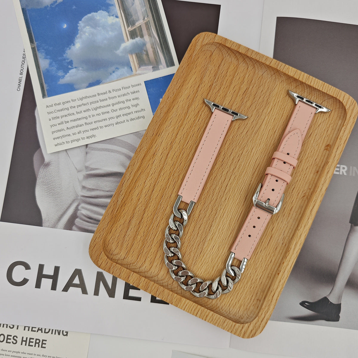 Leather Link Apple Watch Strap - Image 13