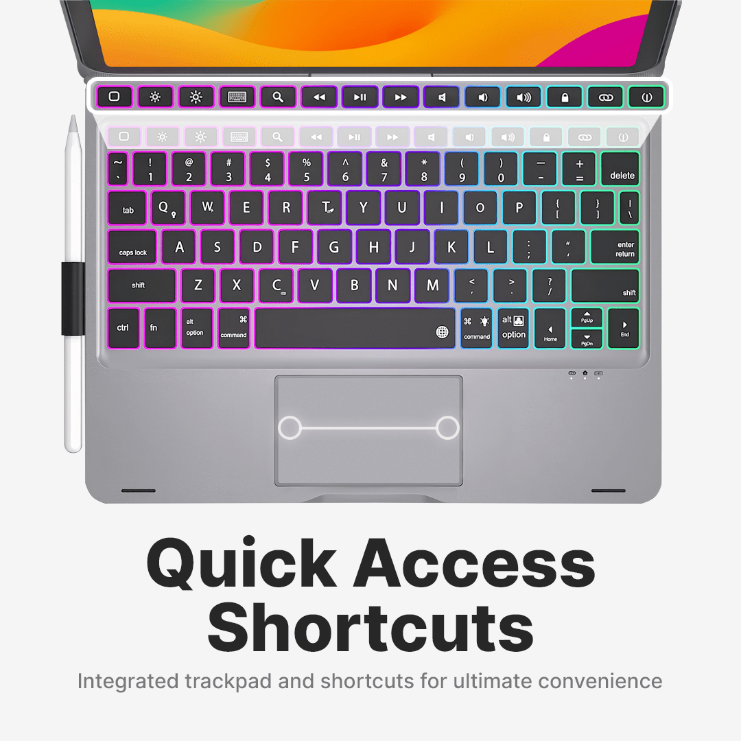 Rotate Pro Wireless Keyboard Case for iPad - Image 9