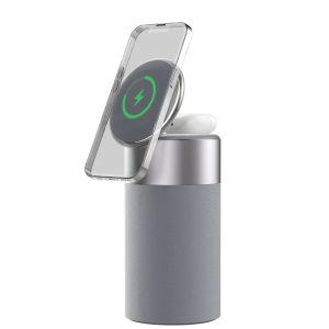 3-in-1 Wireless Charging Hub, Bluetooth Speaker & Night Light
