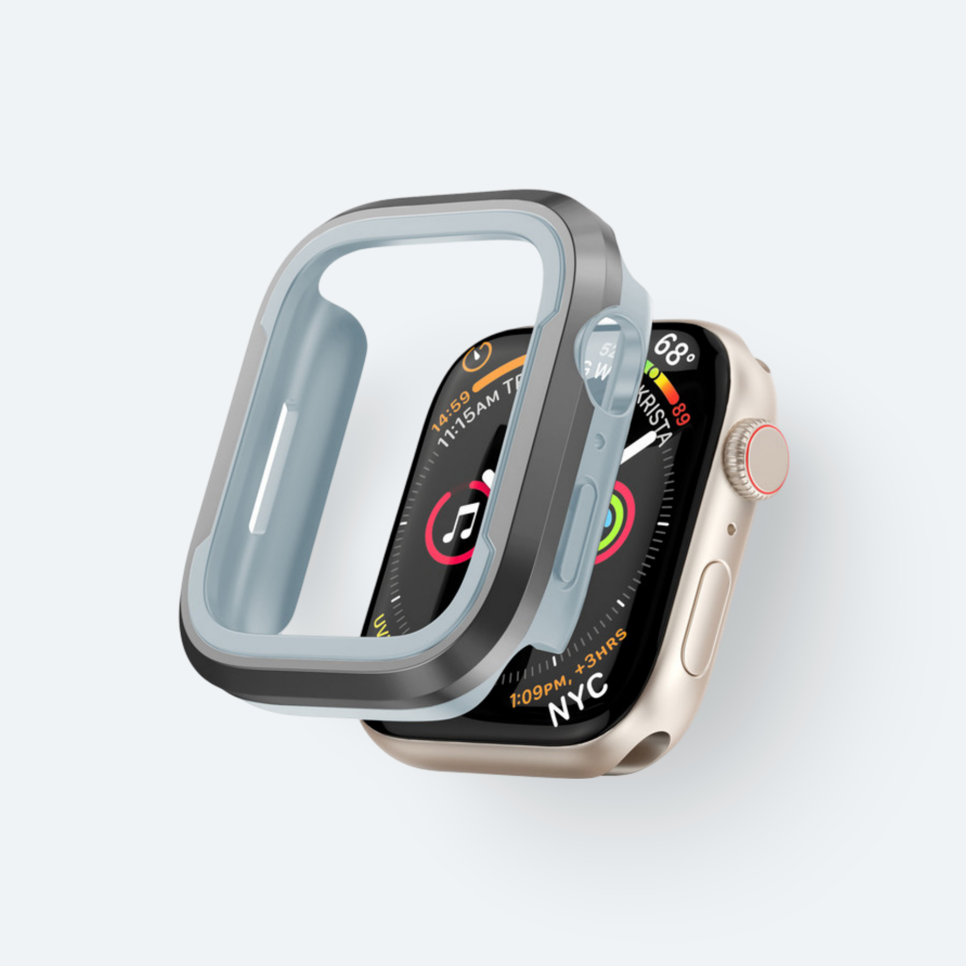 Scratch Protective Metal Case for Apple Watch - Image 4