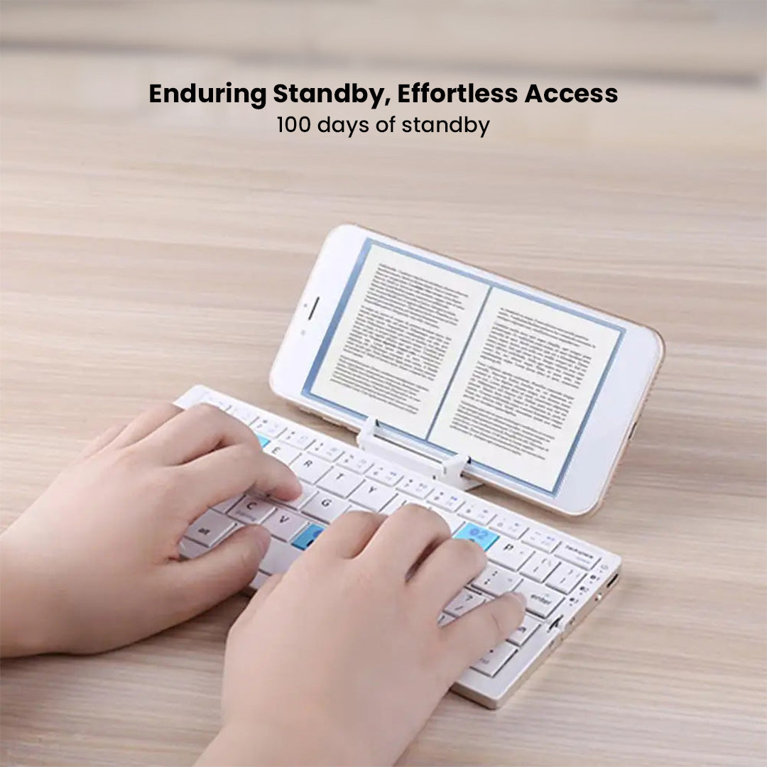 UltraFold Mini Ergonomic Wireless Keyboard with Bluetooth - Image 11