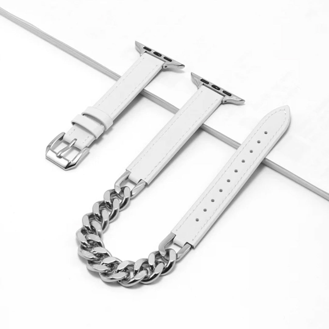 Leather Link Apple Watch Strap - Image 8