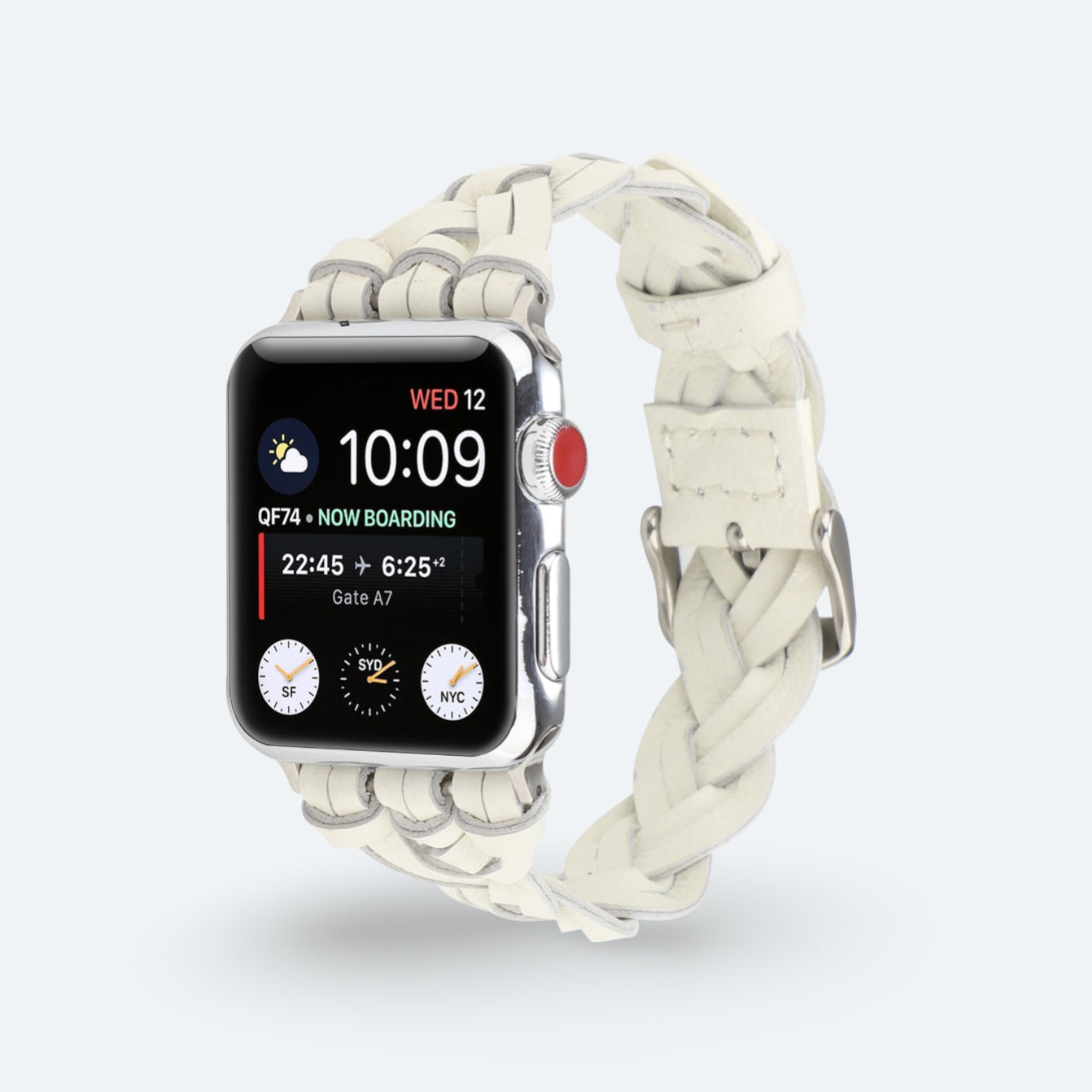 Artisan Weave Leather Apple Watch Strap - Image 5